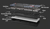 Keychron K8 Pro TKL RGB Gateron G Pro Red Fully Assembled Hot-Swappable Aluminum Frame QMK Wireless Mechanical Keyboard