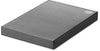 2TB Seagate One Touch Portable USB 3.0 HDD with Password Protection Space Gray