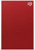 1TB Seagate One Touch Portable USB 3.0 HDD with Password Protection Red