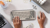 Logitech POP KEYS Wireless Mechanical Keyboard Mist Sand