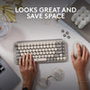 Logitech POP KEYS Wireless Mechanical Keyboard Mist Sand