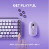 Logitech POP KEYS Wireless Mechanical Keyboard Lavender Cosmos