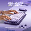 Logitech POP KEYS Wireless Mechanical Keyboard Lavender Cosmos