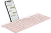 Logitech K580 Slim Multi-Device Wireless Keyboard Rose