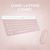 Logitech MK470 Slim Wireless Keyboard and Mouse Combo Rose