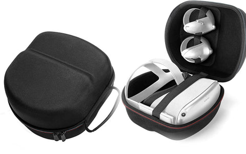 VR Headset Hard Case For Meta Quest 2 - Black