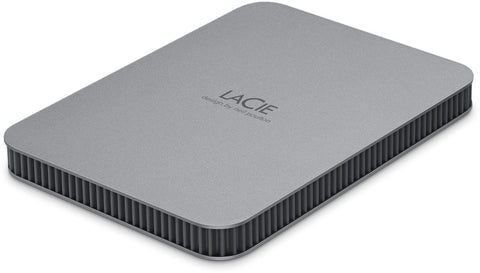 2TB LaCie Mobile Drive Secure USB-C External Portable Hard Drive