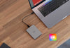 2TB LaCie Mobile Drive Secure USB-C External Portable Hard Drive