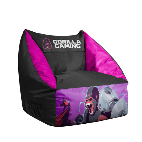 Gorilla Gaming Bean Bag - Neon Pink