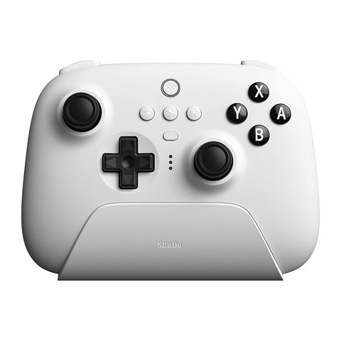 8Bitdo Ultimate Wireless Controller with Charging Dock (White) - PC Games