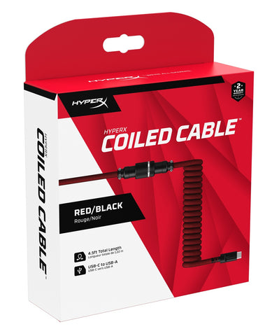 HyperX Coiled Cable (Red & Black) (PC)