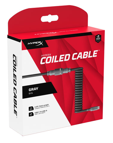 HyperX Coiled Cable (Grey) (PC)