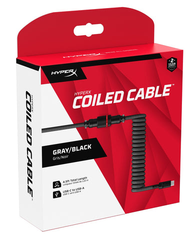 HyperX Coiled Cable (Grey & Black) (PC)