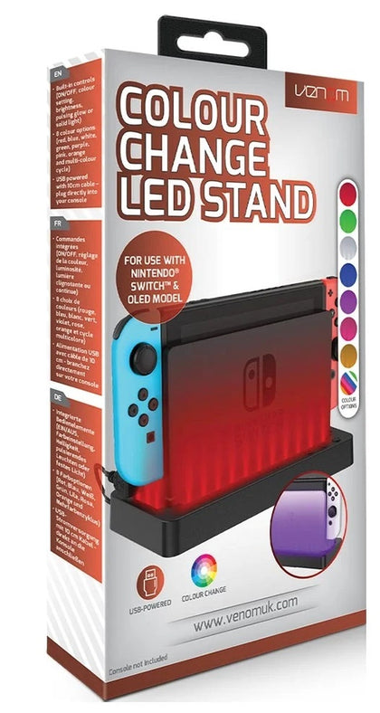 Venom Colour Change LED Stand For Nintendo Switch