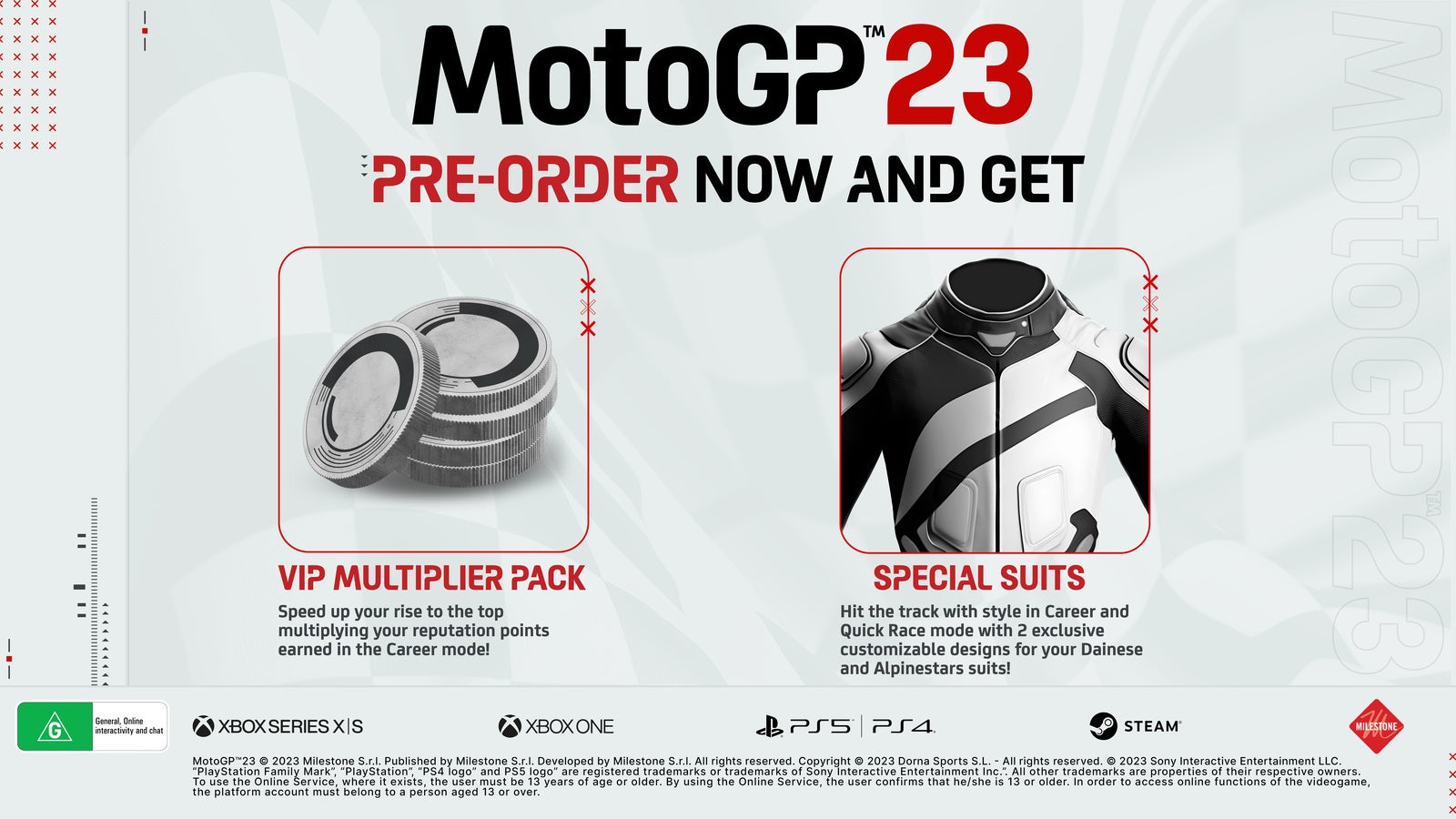 MotoGP 23 PC PS4 PS5 Xbox One Xbox Series X, S Switch