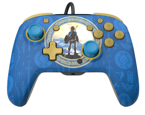 Nintendo Switch Rematch Wired Controller (Hyrule Blue)