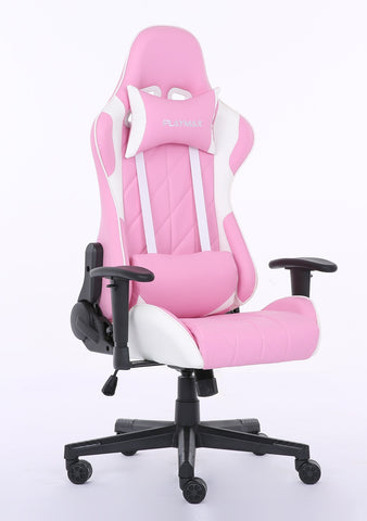 Playmax Elite Gaming Chair Pink and White