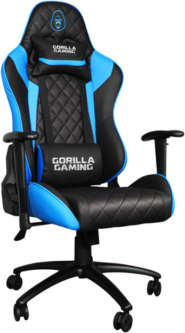Gorilla Gaming Predator Chair - Black & Blue