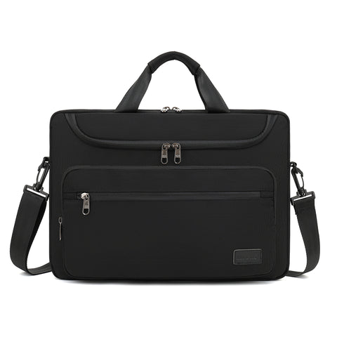 15" Ultra-Thin Laptop Shoulder Bag Large Black