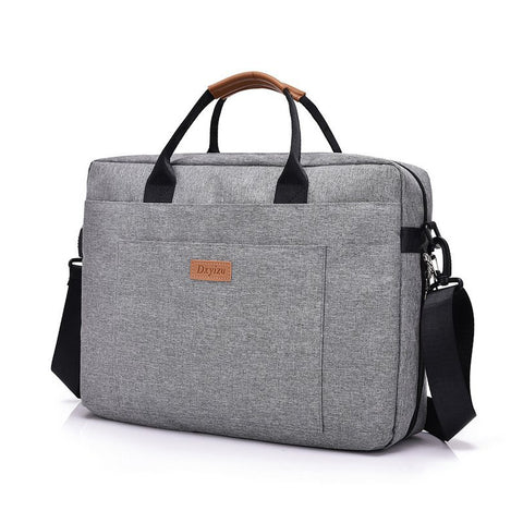 15.6" Capacity Laptop Briefcase Bag - Grey by Ningbo Fantasy Supply