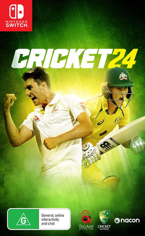 Cricket 24 Official Game of the Ashes - Nintendo Switch