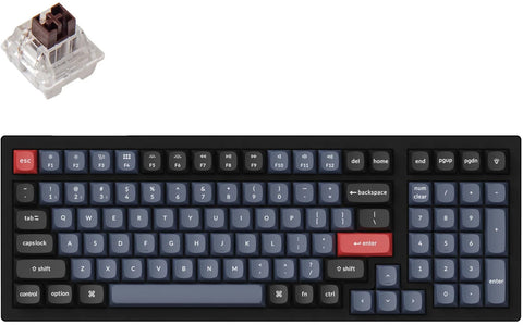 Keychron K4 Pro 96% RGB K Pro Brown Fully Assembled Hot-Swappable QMK Custom Mechanical Keyboard