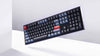 Keychron V6 100% RGB Keychron K Pro Red Fully Assembled w/ Knob Hot-Swappable QMK Custom Mechanical Keyboard Frosted Black