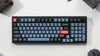 Keychron V5 96% RGB Keychron K Red Fully Assembled w/ Knob Hot-Swappable QMK Custom Mechanical Keyboard Frosted Black