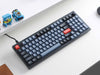 Keychron V5 96% RGB Keychron K Red Fully Assembled w/ Knob Hot-Swappable QMK Custom Mechanical Keyboard Frosted Black