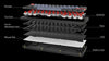 Keychron V4 60% RGB Keychron K Red Fully Assembled Hot-Swappable QMK Custom Mechanical Keyboard Frosted Black