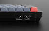 Keychron V4 60% RGB Keychron K Red Fully Assembled Hot-Swappable QMK Custom Mechanical Keyboard Frosted Black