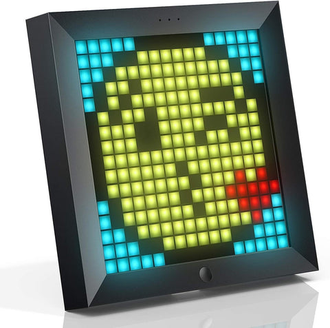 Divoom Pixoo Pixel Art Digital Picture Frame with 16x16 LED Display APP Control - Black
