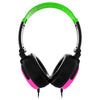 4Gamers C6-50 Wired Gaming Headset (Neon Green & Pink)