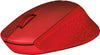 Logitech M331 Silent Plus Mouse Red