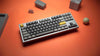 Keychron Q3 80% RGB Gateron G Pro Blue Fully Assembled w/ Knob Hot-Swappable QMK Custom Mechanical Keyboard Carbon Black