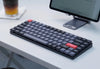 Keychron K3 Pro 75% RGB Low Profile Gateron Red Hot-Swappable QMK Custom Bluetooth Mechanical Keyboard