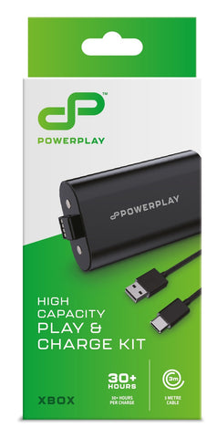 PowerPlay Xbox High Capacity Play & Charge Kit (Xbox Series X, Xbox One)