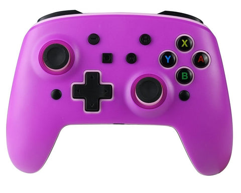 3rd Earth Wireless Controller with Faceplate for Switch (Pink and Purple) - PC Games