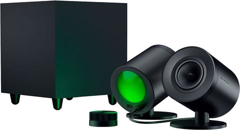 Razer Nommo V2 Pro 2.1 Gaming Speakers with Wireless Subwoofer - PC Games