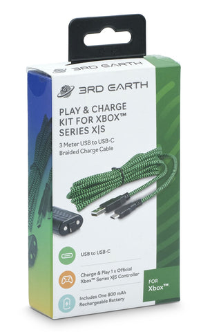 Xbox Series X 3m Braided Play & Charge Cable