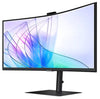 34" Samsung ViewFinity S6 Ultra 1440p 100Hz 5ms VRR HDR10 Curved Ultrawide Business Monitor /w Webcam, 90W PD USB-C and LAN Port