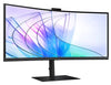 34" Samsung ViewFinity S6 Ultra 1440p 100Hz 5ms VRR HDR10 Curved Ultrawide Business Monitor /w Webcam, 90W PD USB-C and LAN Port