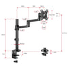 Gorilla Arms Premium Aluminum Articulating Monitor Mount - Black