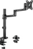 Gorilla Arms Premium Aluminum Articulating Monitor Mount - Black