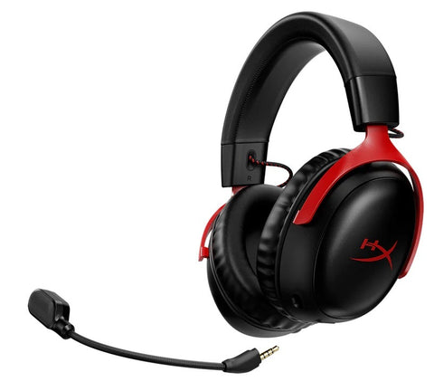 HyperX Cloud III Wireless Gaming Headset (Black & Red) - PS5