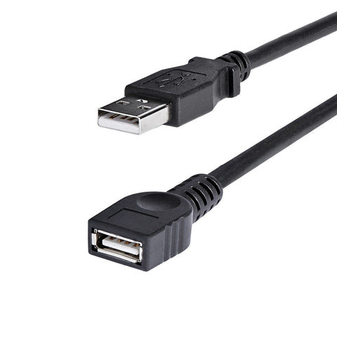 StarTech USB 2.0 Extension Cable Black 1.8m