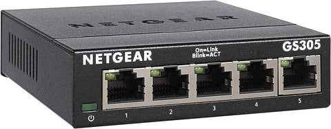 Netgear 300 Series GS305 5-Port Gigabit Ethernet SOHO Unmanaged Switch