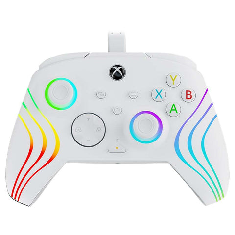 PDP Afterglow Wave Wired Controller (White) - Xbox Series X