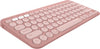 Logitech Pebble Keys 2 K380s Bluetooth Keyboard Tonal Rose