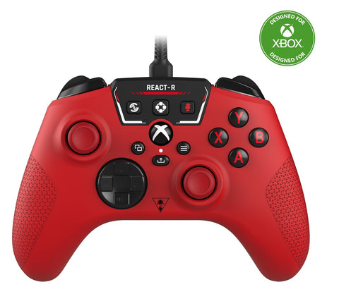 Turtle Beach React-R Controller (Red) (PC, Xbox Series X, Xbox One)